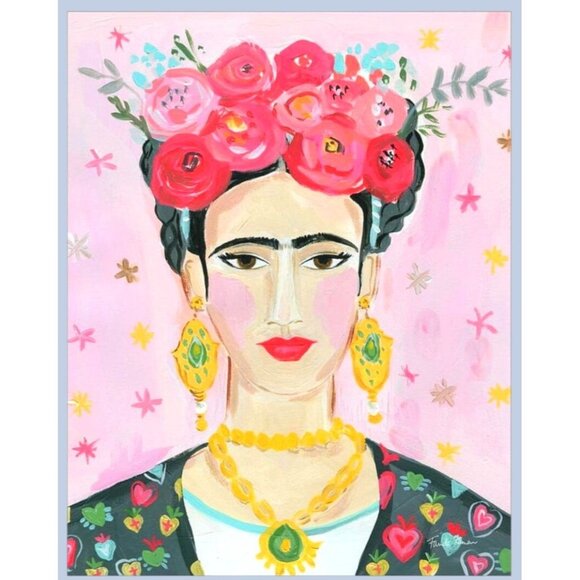 Frida Kahlo Canvas Painting Wall Decor 18x24 Inch Brand New - Picture 1 of 2